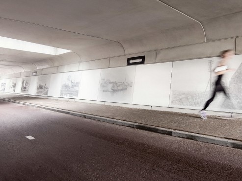 Tunnel routier, Nijmegen, Pays-Bas, 2015 (3)